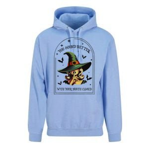 You Should Better With Your Mouth Closed Witch Halloween Unisex Surf Hoodie