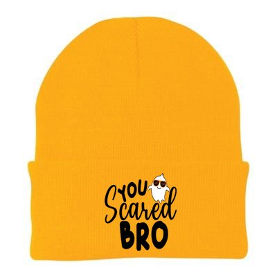 You Scared Bro Funny Halloween Ghost Knit Cap Winter Beanie