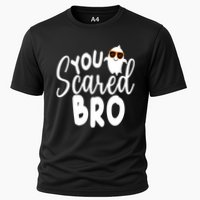 You Scared Bro Funny Halloween Ghost Cooling Performance Crew T-Shirt