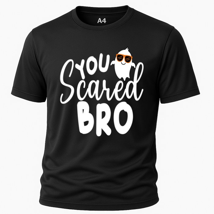 You Scared Bro Funny Halloween Ghost Cooling Performance Crew T-Shirt