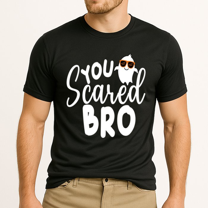 You Scared Bro Funny Halloween Ghost Cooling Performance Crew T-Shirt