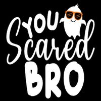 You Scared Bro Funny Halloween Ghost Cooling Performance Crew T-Shirt