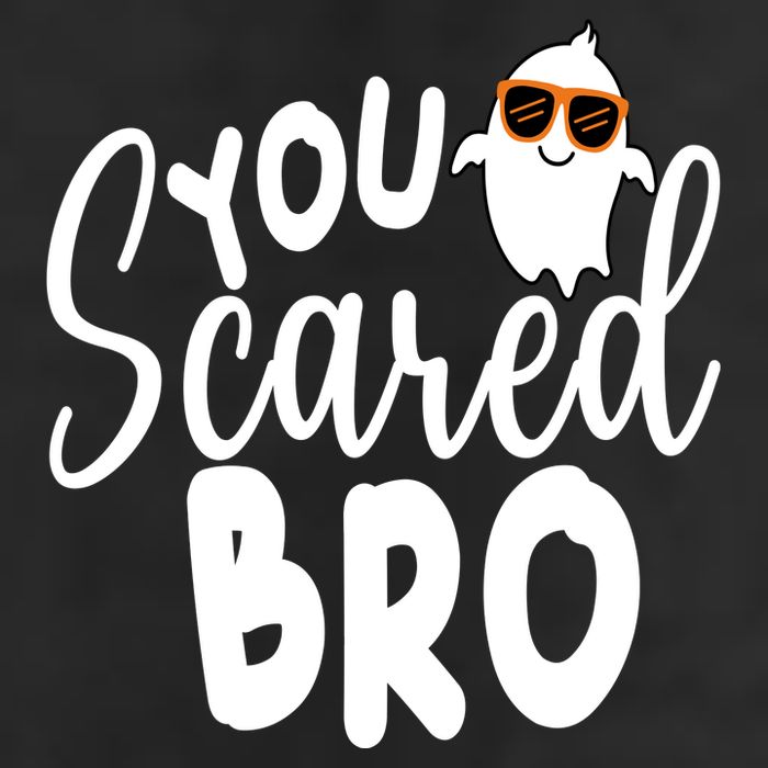 You Scared Bro Funny Halloween Ghost Adult Drive Performance Visor