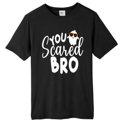 You Scared Bro Funny Halloween Ghost Tall Fusion ChromaSoft Performance T-Shirt