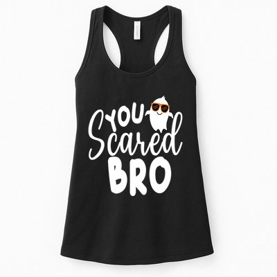 You Scared Bro Funny Halloween Ghost Womens Tank Top