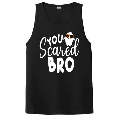 You Scared Bro Funny Halloween Ghost PosiCharge Competitor Tank