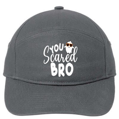 You Scared Bro Funny Halloween Ghost 7-Panel Snapback Hat