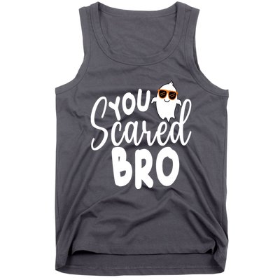 You Scared Bro Funny Halloween Ghost Tank Top
