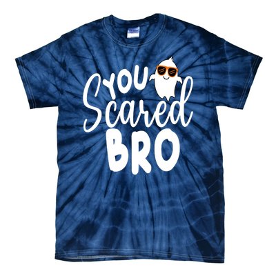 You Scared Bro Funny Halloween Ghost Tie-Dye T-Shirt