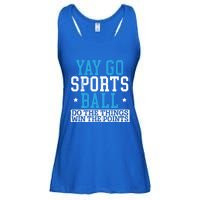 Yay Sports Ball Do The Things Win The Points Sport Player Gift Ladies Essential Flowy Tank