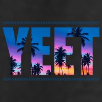 Yeet Sunset Beach 7 Panel Mesh Trucker Snapback Hat