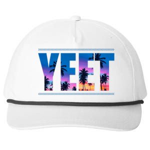 Yeet Sunset Beach Snapback Five-Panel Rope Hat