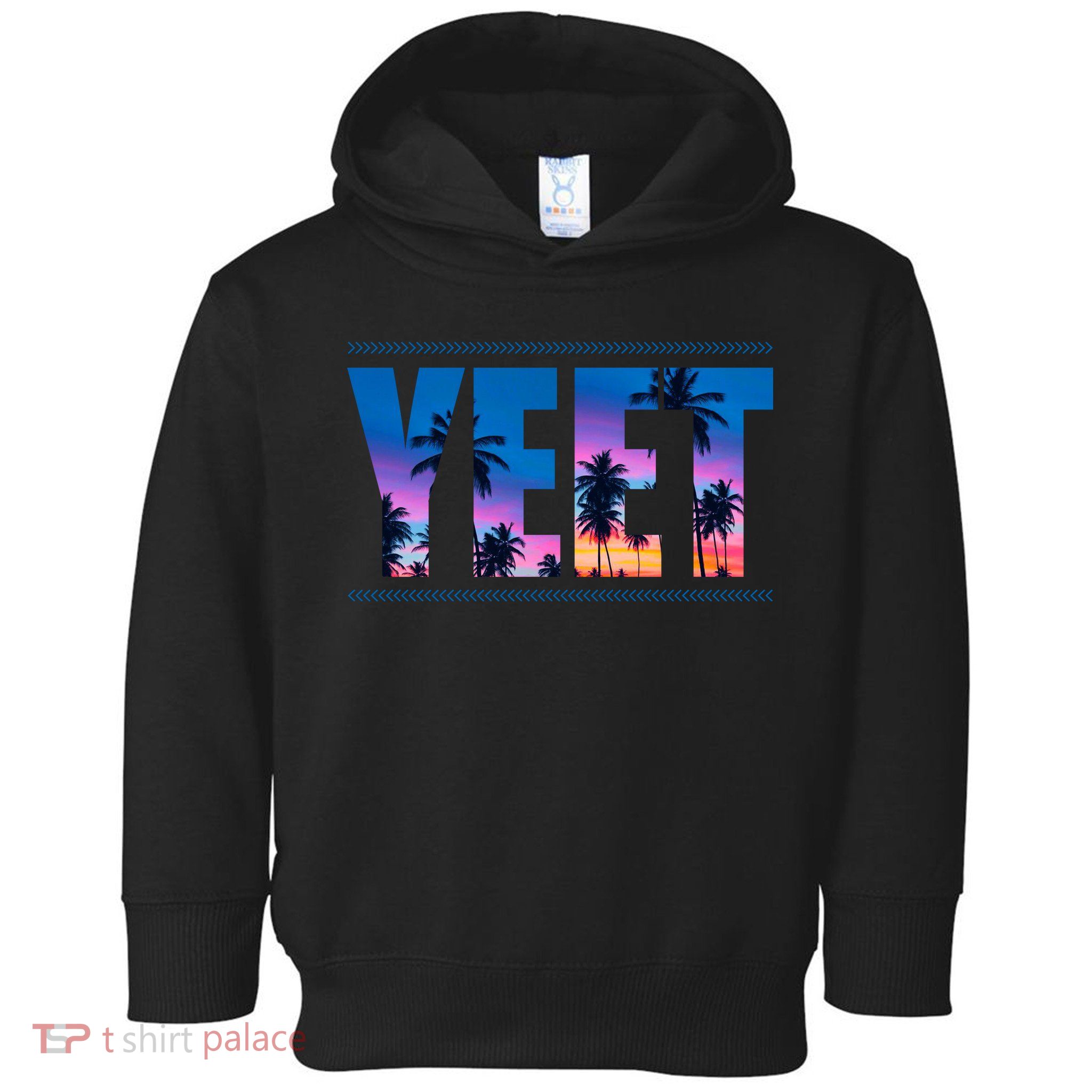 Yeet Sunset Beach Toddler Hoodie