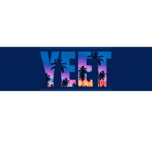 Yeet Sunset Beach Bumper Sticker