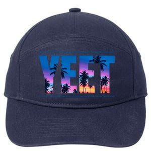 Yeet Sunset Beach 7-Panel Snapback Hat