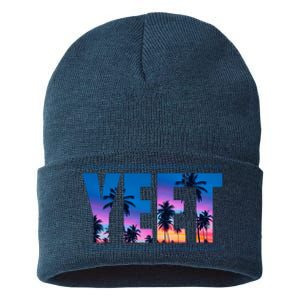 Yeet Sunset Beach Sustainable Knit Beanie