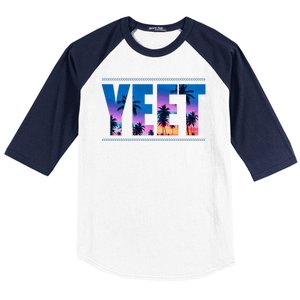 Yeet Sunset Beach Baseball Sleeve Shirt