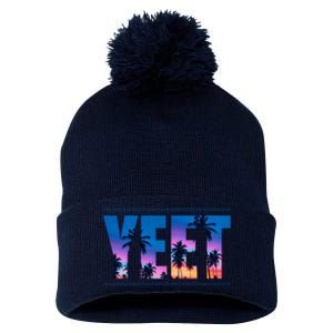 Yeet Sunset Beach Pom Pom 12in Knit Beanie