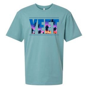 Yeet Sunset Beach Sueded Cloud Jersey T-Shirt