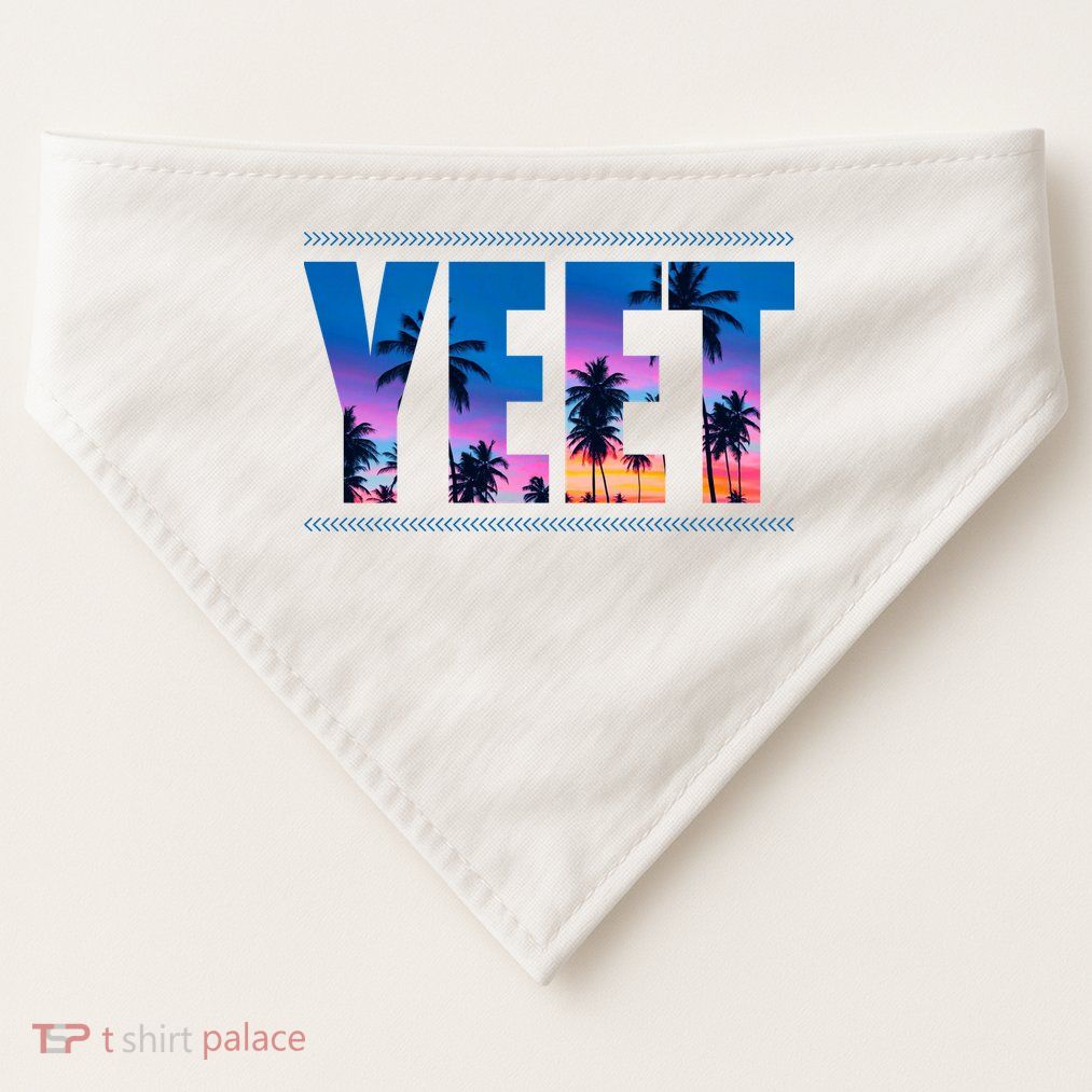Yeet Sunset Beach USA-Made Doggie Bandana