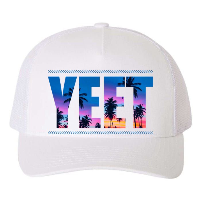 Yeet Sunset Beach Yupoong Adult 5-Panel Trucker Hat