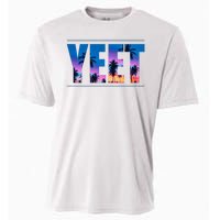 Yeet Sunset Beach Cooling Performance Crew T-Shirt