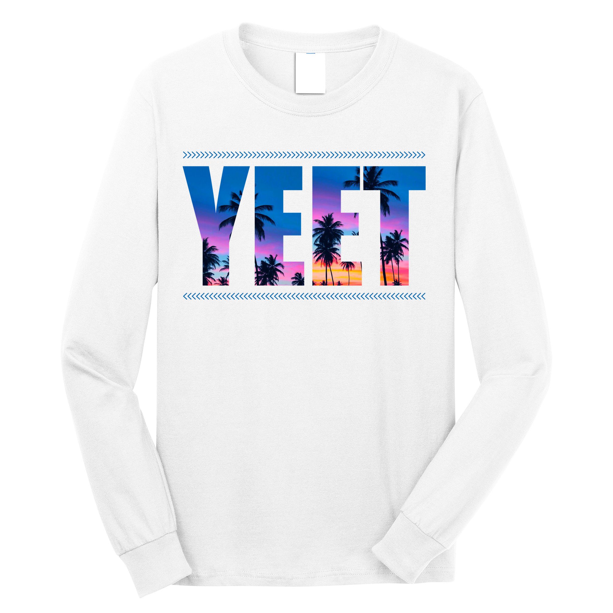 Yeet Sunset Beach Long Sleeve Shirt