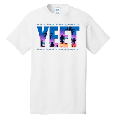 Yeet Sunset Beach Tall T-Shirt