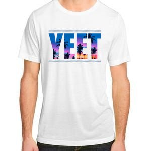 Yeet Sunset Beach Adult ChromaSoft Performance T-Shirt