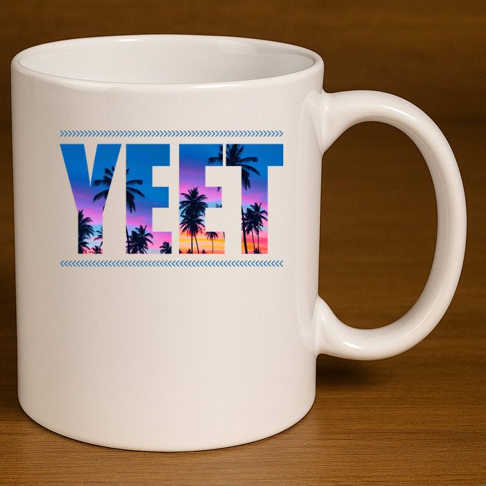 Yeet Sunset Beach 11oz C Handle Ceramic Mug
