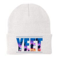 Yeet Sunset Beach Knit Cap Winter Beanie