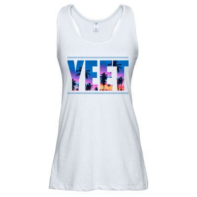 Yeet Sunset Beach Ladies Essential Flowy Tank