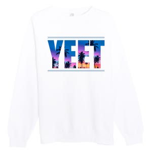 Yeet Sunset Beach Premium Crewneck Sweatshirt