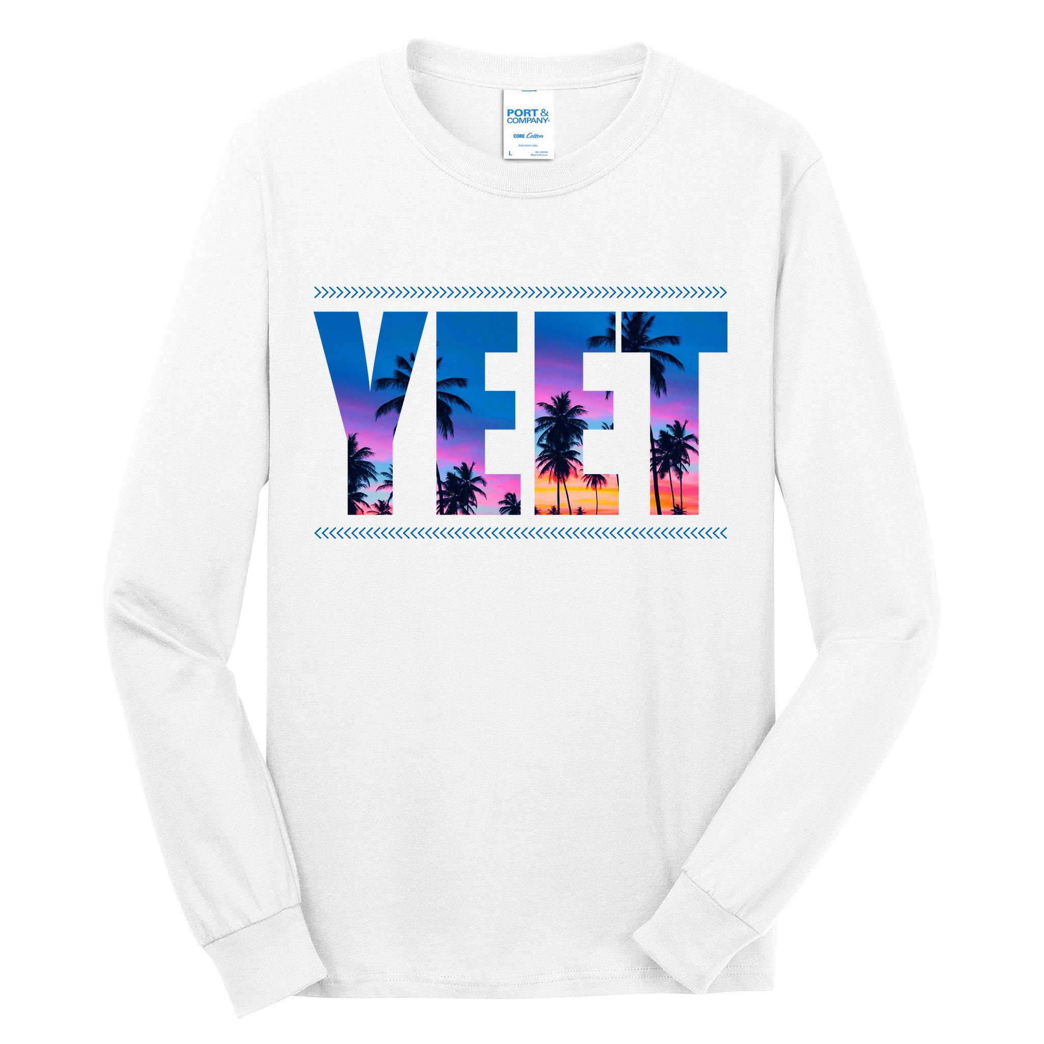 Yeet Sunset Beach Tall Long Sleeve T-Shirt