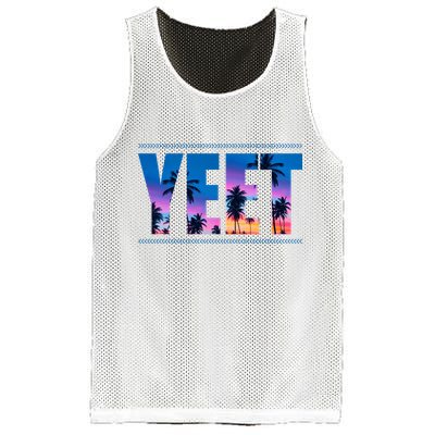 Yeet Sunset Beach Mesh Reversible Basketball Jersey Tank