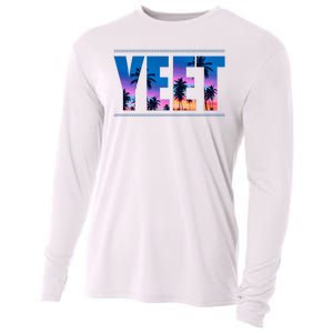 Yeet Sunset Beach Cooling Performance Long Sleeve Crew