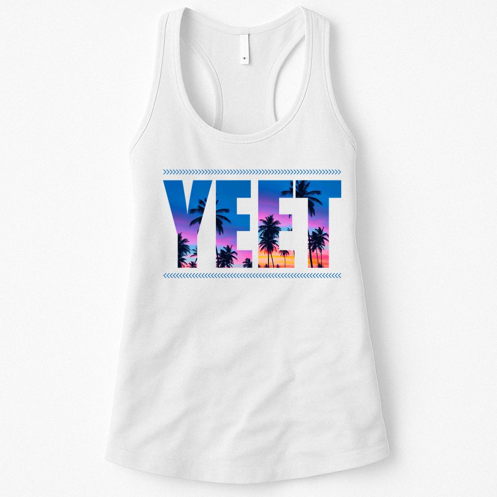 Yeet Sunset Beach Womens Tank Top