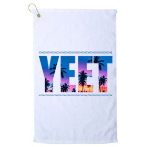 Yeet Sunset Beach Platinum Collection Golf Towel