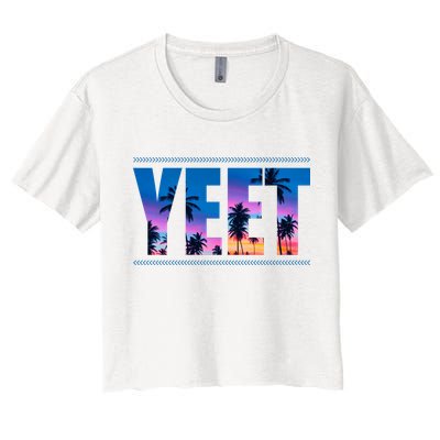 Yeet Sunset Beach Crop Top
