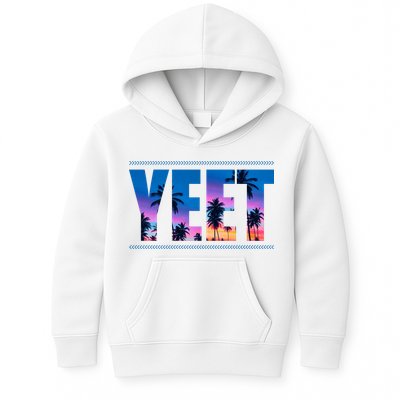 Yeet Sunset Beach Kids Hoodie