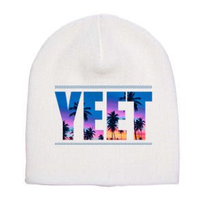 Yeet Sunset Beach Short Acrylic Beanie