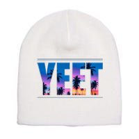 Yeet Sunset Beach Short Acrylic Beanie