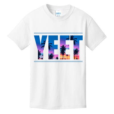Yeet Sunset Beach Kids T-Shirt