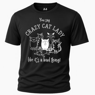 You Say Crazy Cat Lady Like ItS A Bad Thing Meaningful Gift Performance Shirt