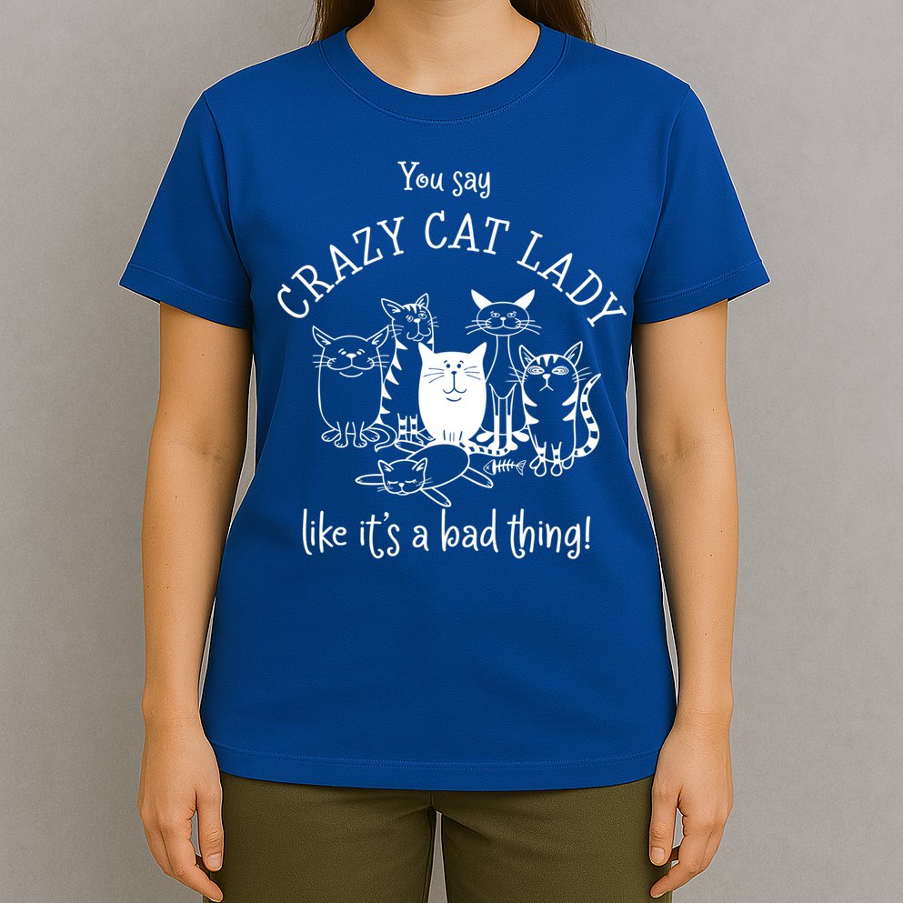You Say Crazy Cat Lady Like ItS A Bad Thing Meaningful Gift T-Shirt