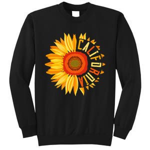 Yellow Sunflower Californian Summer United States California Sweatshirt