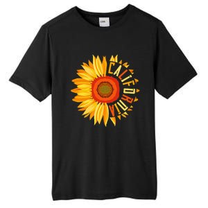 Yellow Sunflower Californian Summer United States California Tall Fusion ChromaSoft Performance T-Shirt