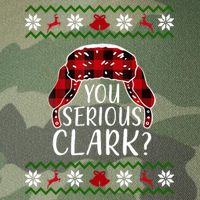 You Serious Cark? Ugly Christmas Sweater Design Legacy Tie Dye Trucker Hat