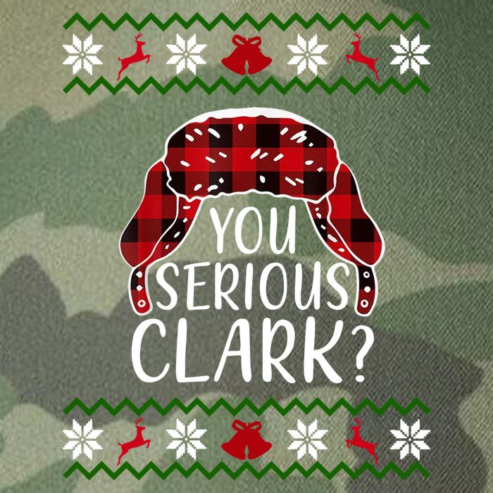 You Serious Cark? Ugly Christmas Sweater Design Legacy Tie Dye Trucker Hat