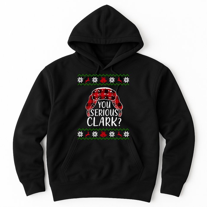 You Serious Cark? Ugly Christmas Sweater Design Hoodie